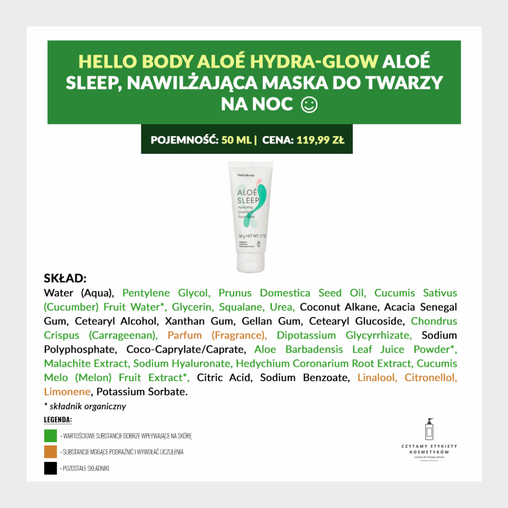 HelloBody Mini Analiza Seria ALOÉ - Twarz 5 hello body 2