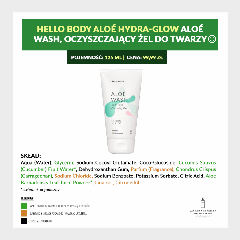 HelloBody Mini Analiza Seria ALOÉ - Twarz 2 hello body 3