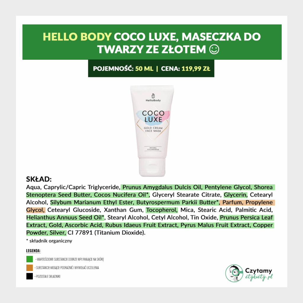HelloBody Mini Analiza Seria COCO - Twarz 6 hellobody5