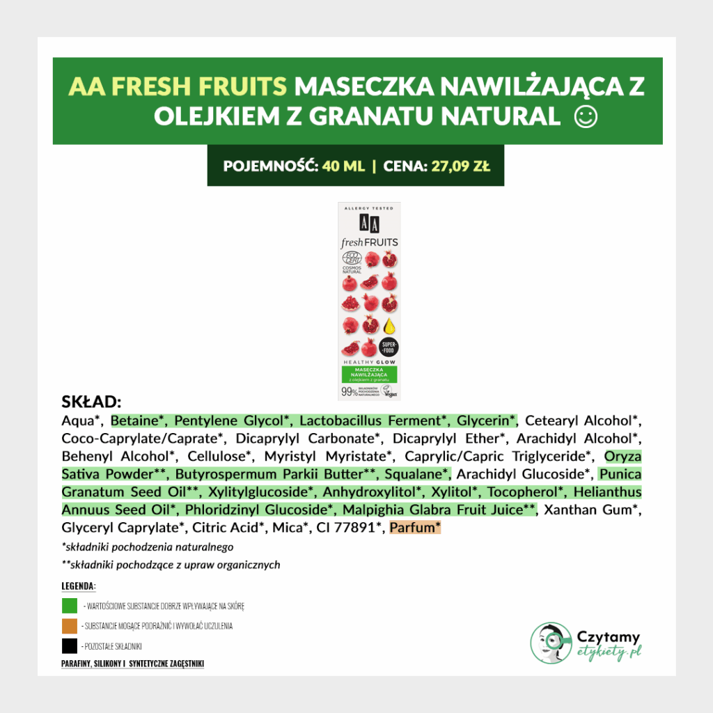 AA Super Fruits&Herbs – Mini Analiza 12 aa fresh fruits 3