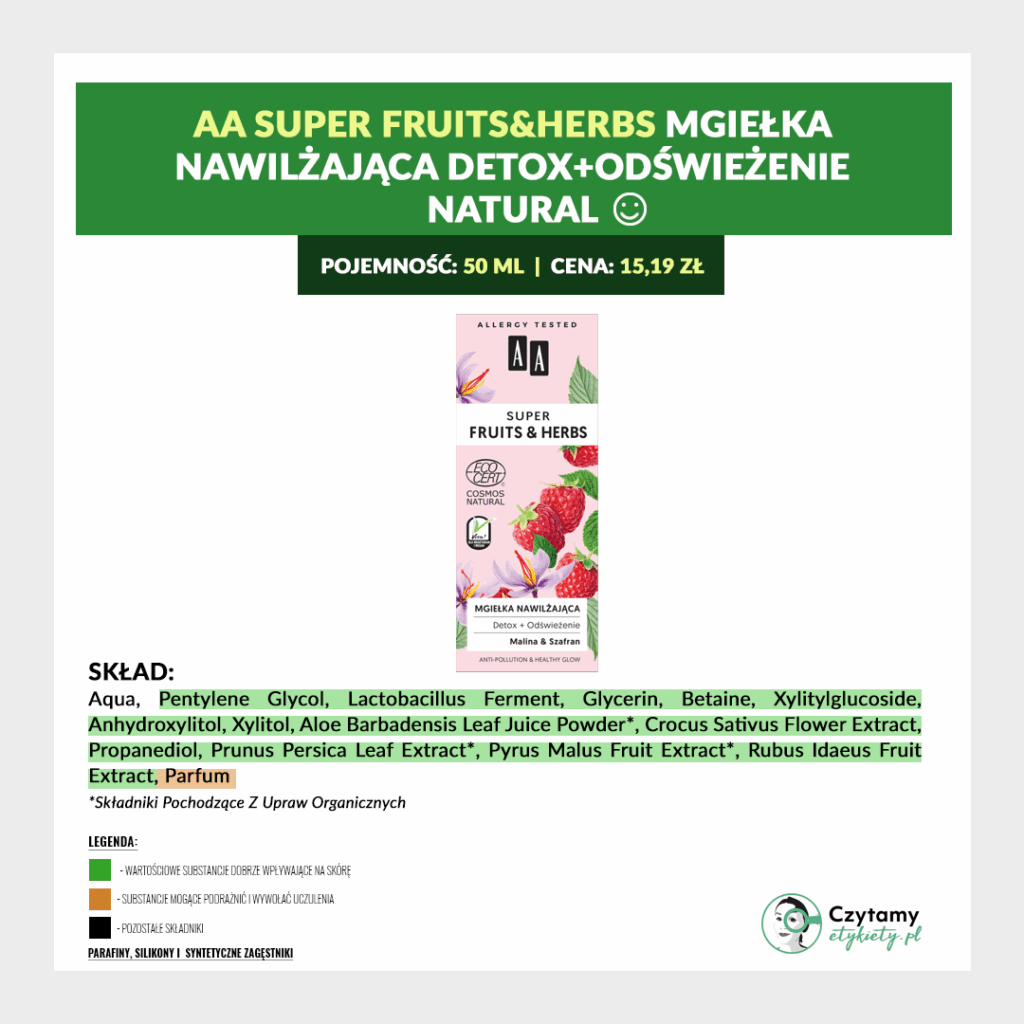 AA Super Fruits&Herbs – Mini Analiza 8 aa fruits and herbs 16