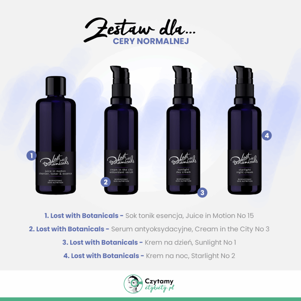 Uwaga! Super świeże kosmetyki Lost With Botanicals 20 lb zestaw3