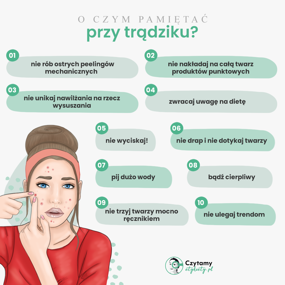 O czym pamiętać przy trądziku 2 tradzik