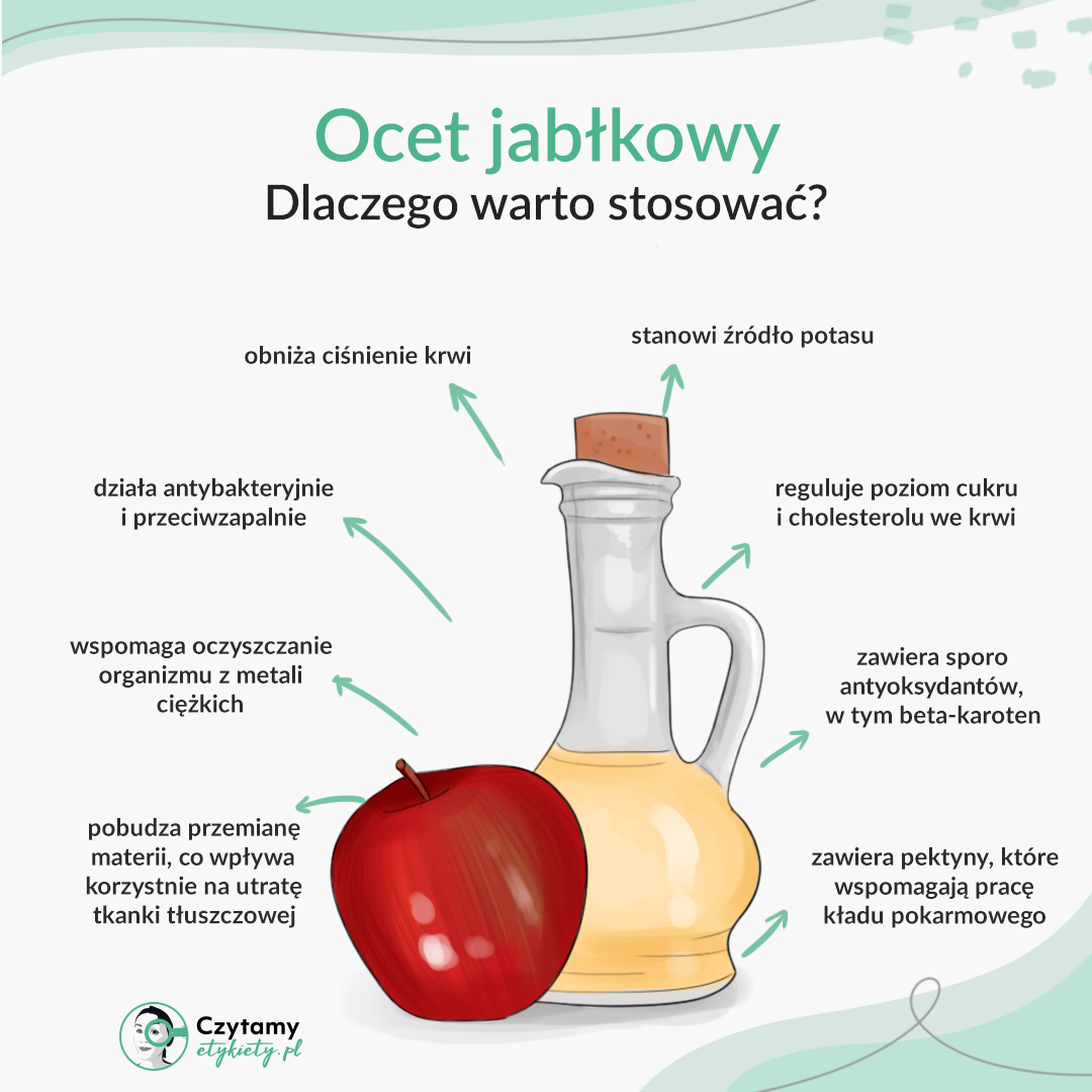 Właściwości zdrowotne octu jabłkowego 2 ocet