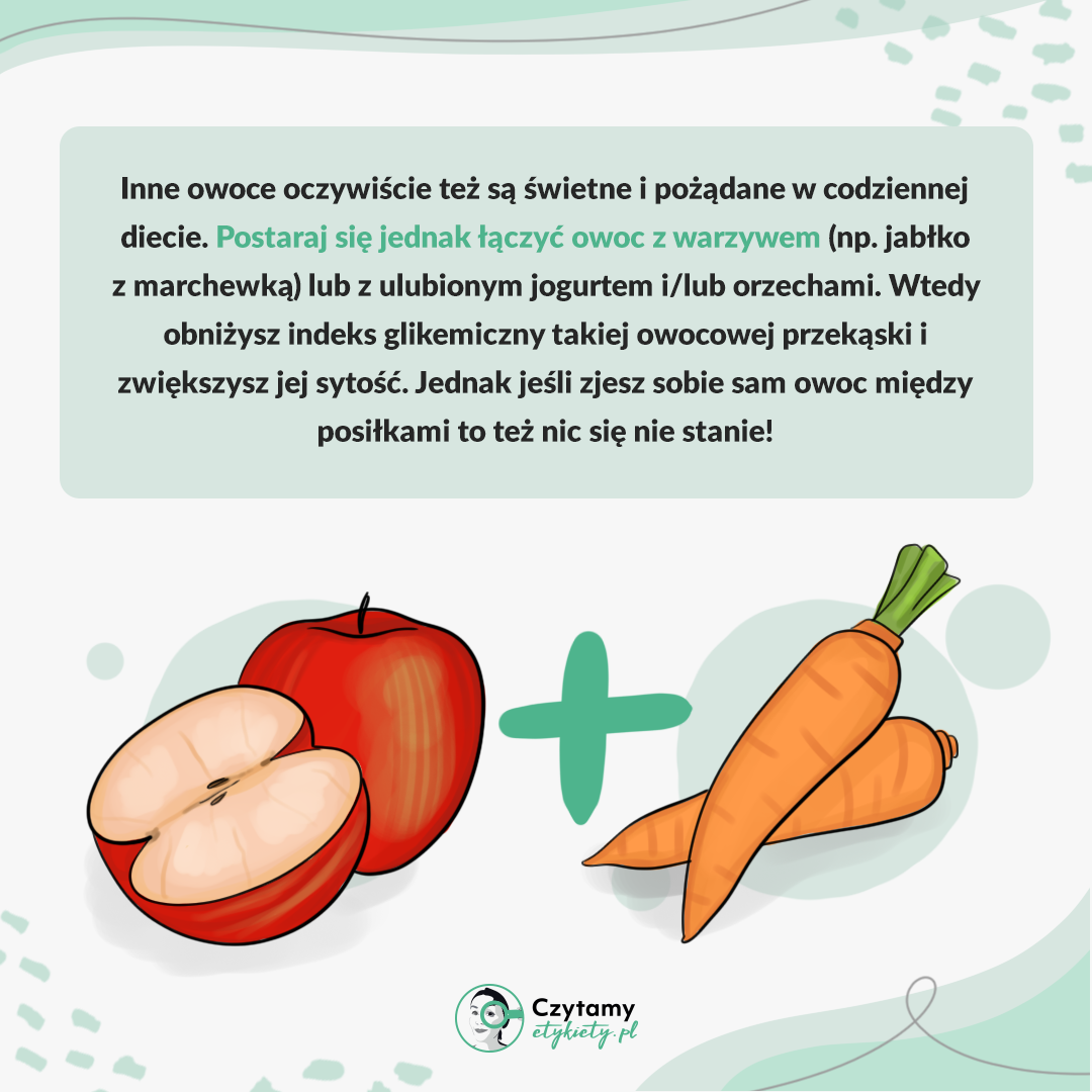 owoce w diecie