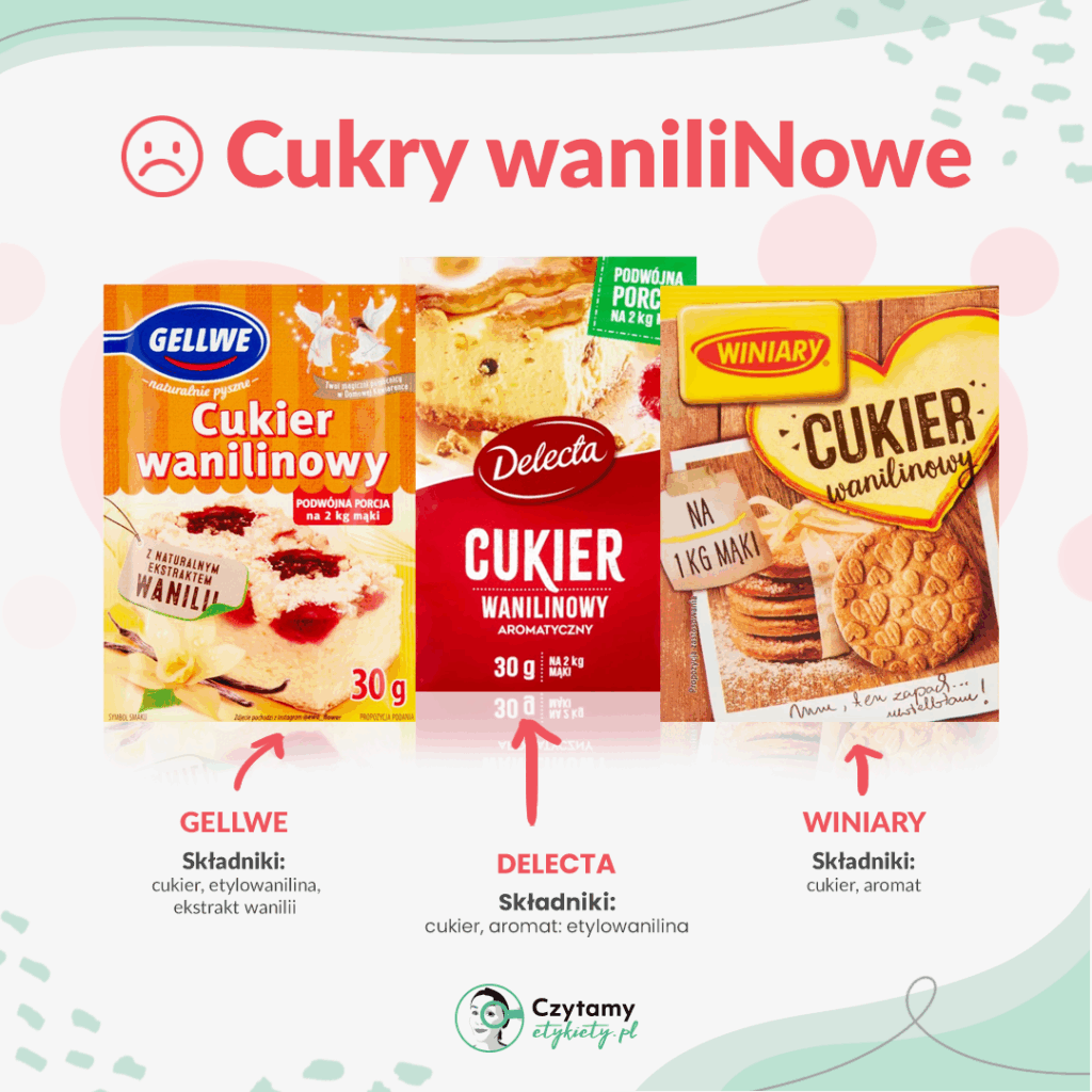 Cukier waniliowy vs waniliNowy - jaka jest różnica? 5 Cukier waniliowy a wanilinowy - jakie są różnice?
