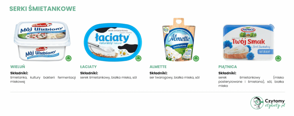 Jak wybrać najlepszy serek śmietankowy? 3 Najlepszy serek śmietankowy - ranking