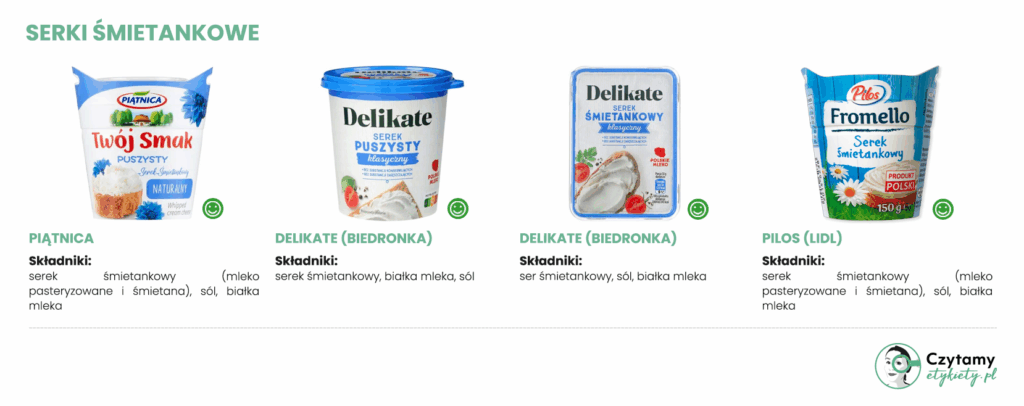 Jak wybrać najlepszy serek śmietankowy? 4 Najlepszy serek śmietankowy - ranking