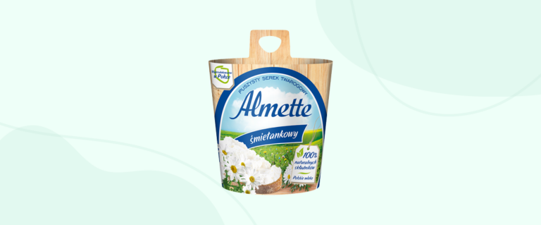 Serek puszysty Almette – 100% naturalnych składników