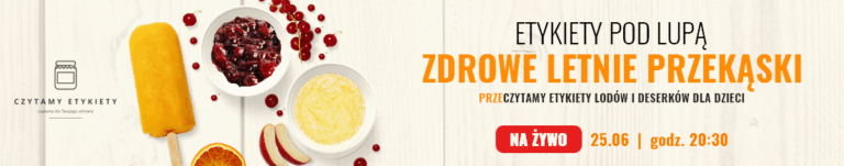 Czas na lody i inne słodkości – widzimy się na kolejnym live!