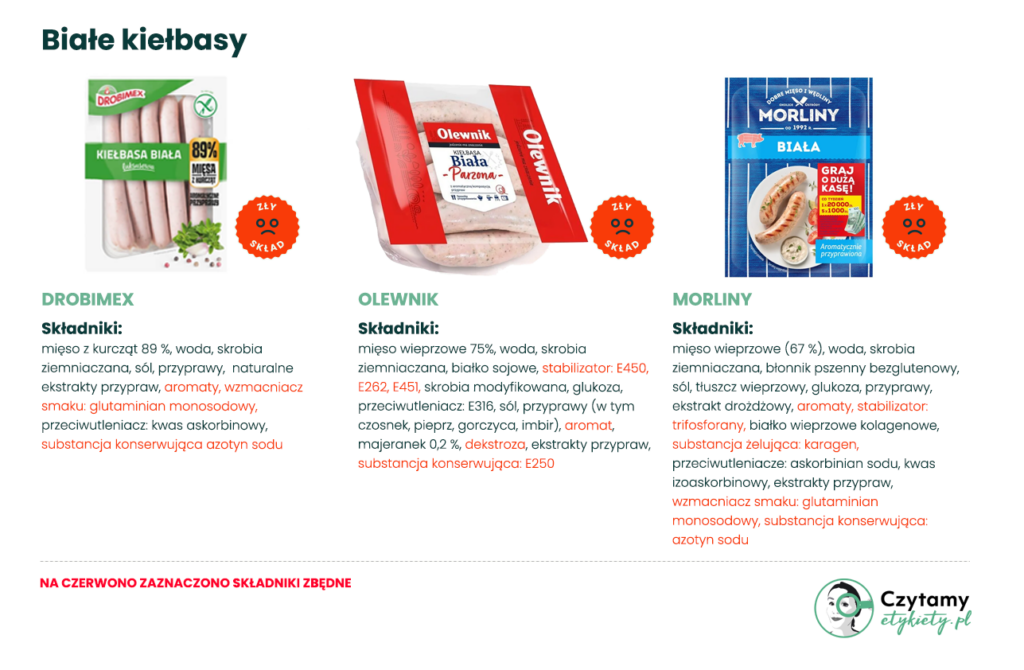 najlepsza biała kiełbasa