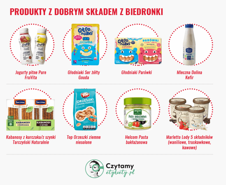 Produkty, które warto kupić w Biedronce