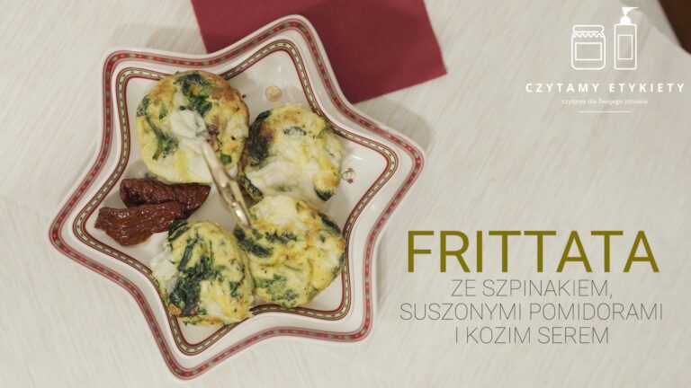 Fritatta ze szpinakiem, suszonymi pomidorami i kozim serem