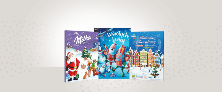 Kalendarze adwentowe z czekoladkami