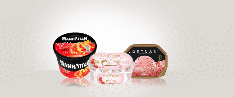 Zestawienie lodów truskawkowych i kilka słów o gumie guar