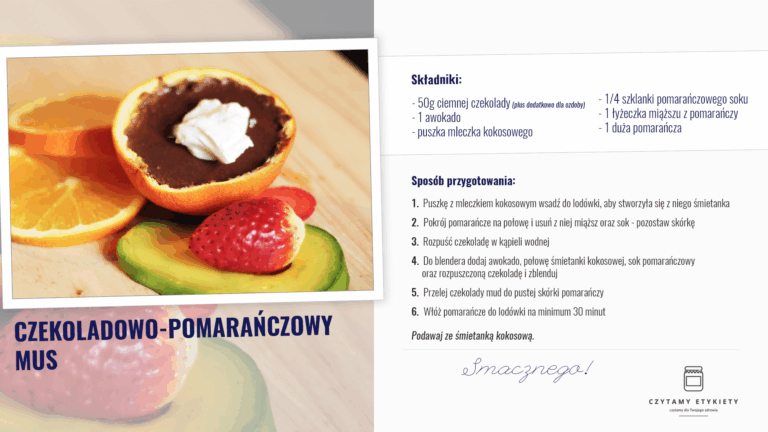 Czekoladowo-pomarańczowy mus