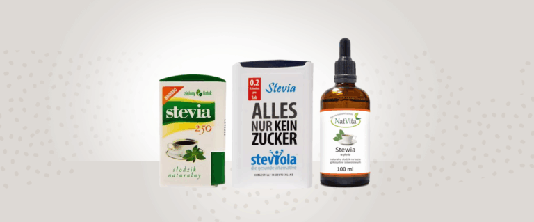 Stewia w tabletkach i w płynie