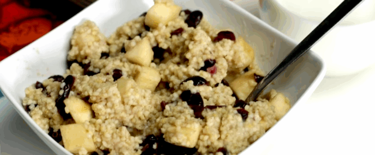 Kasza jaglana z cynamonem