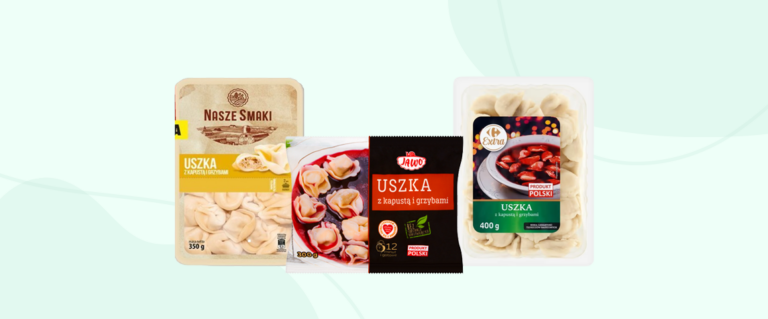 Uszka z kapustą i grzybami