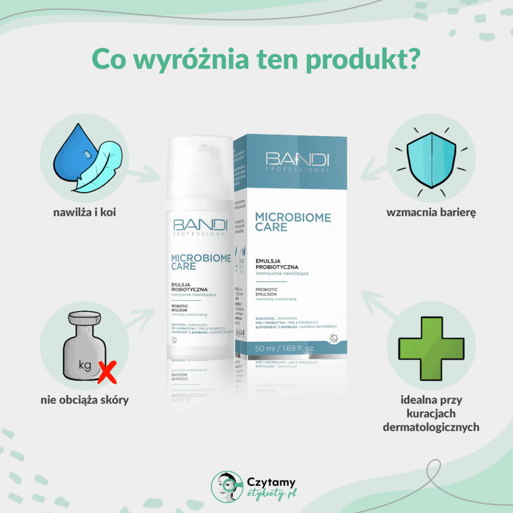 Produkt Miesiąca: Wrzesień 2025 - BANDI Emulsja probiotyczna intensywnie nawilżająca 2 BANDI