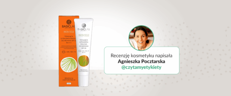 Tonująca ultralekka emulsja ochronna SPF 50 od BasicLab