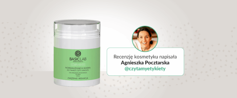 Normalizująca maska do twarzy, szyi i dekoltu marki BasicLab