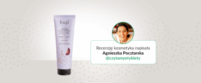 Lipidowy krem na pekające pięty od Hagi
