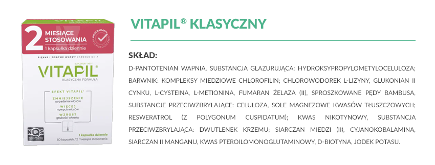 Vitapil klasyczna formuła – analiza składu 2 vitapil sklad