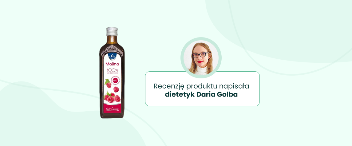 sok z owoców malin Oleofarm