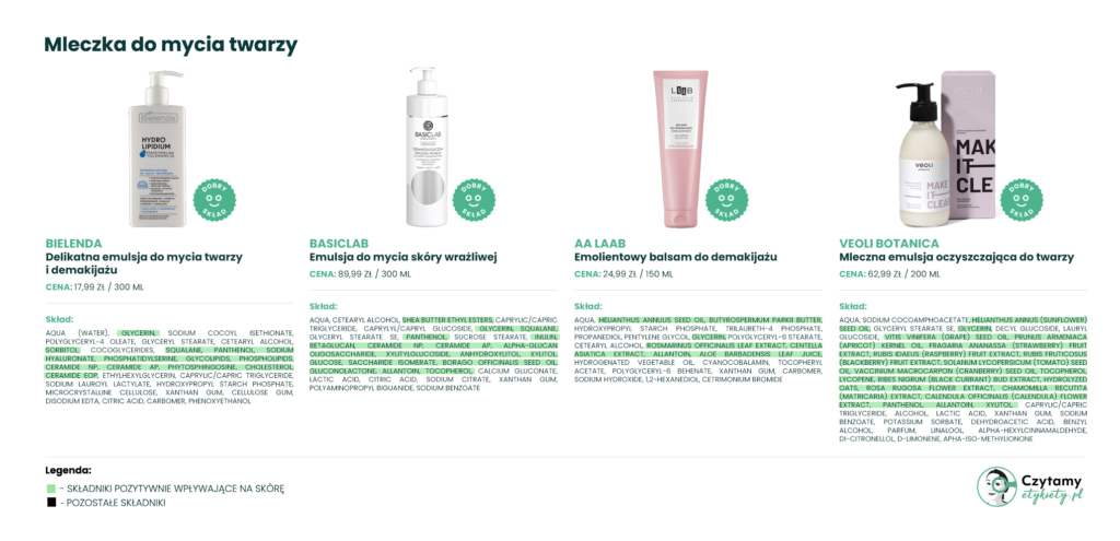 Mleczko do demakijażu - ranking najlepszych produktów 2026. Jak wybrać i stosować? 2 mleczka1 1