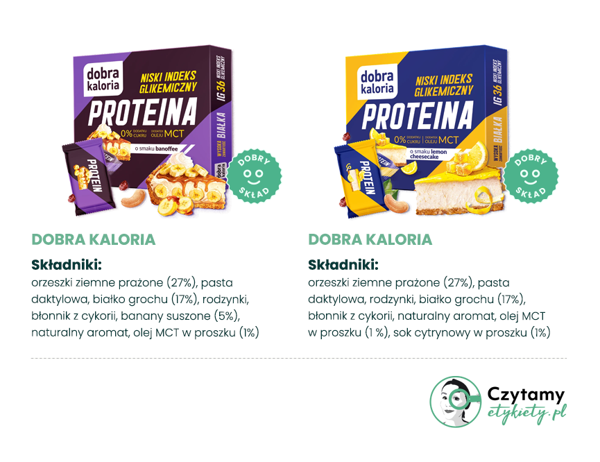 Nowe mini batoniki o niskim indeksie glikemicznym Dobra Kaloria - test i opinia dietetyczki 2 Batoniki o niskim indeksie glikemicznym