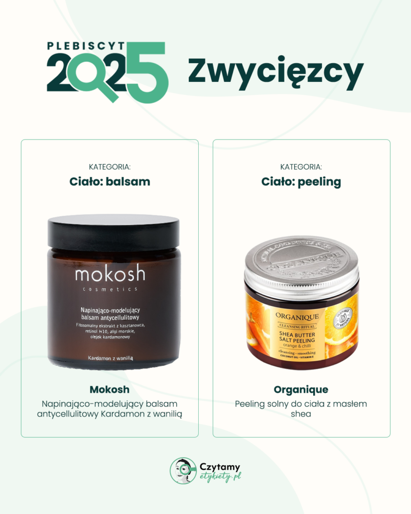 Zwycięzcy Plebiscytu Czytamy Etykiety 2025 23 balsam peeling