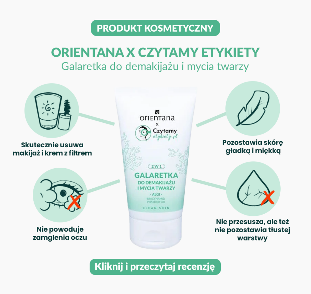 Produkt Miesiąca, lipiec 2026: Galaretka do demakijażu i mycia twarzy 2w1 Clean Skin 3 cek 1