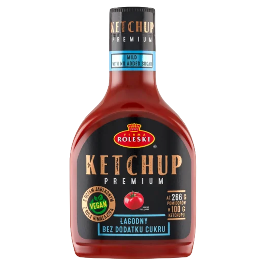 ROLESKI Ketchup łagodny bez dodatku cukru
